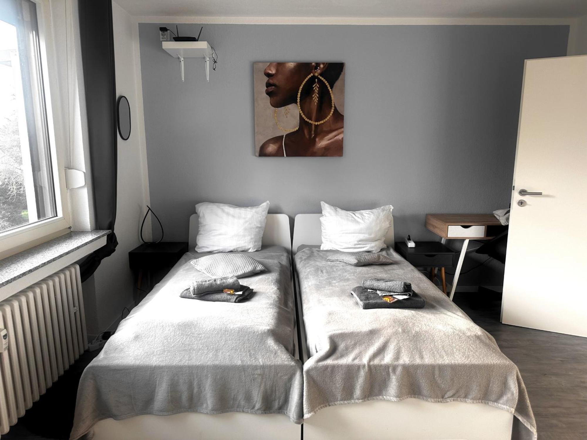 Vaz Apartments Essen, Kueche, Wlan, Tv, Netflix, Ca 15 Min Messe U Hbf Exteriér fotografie